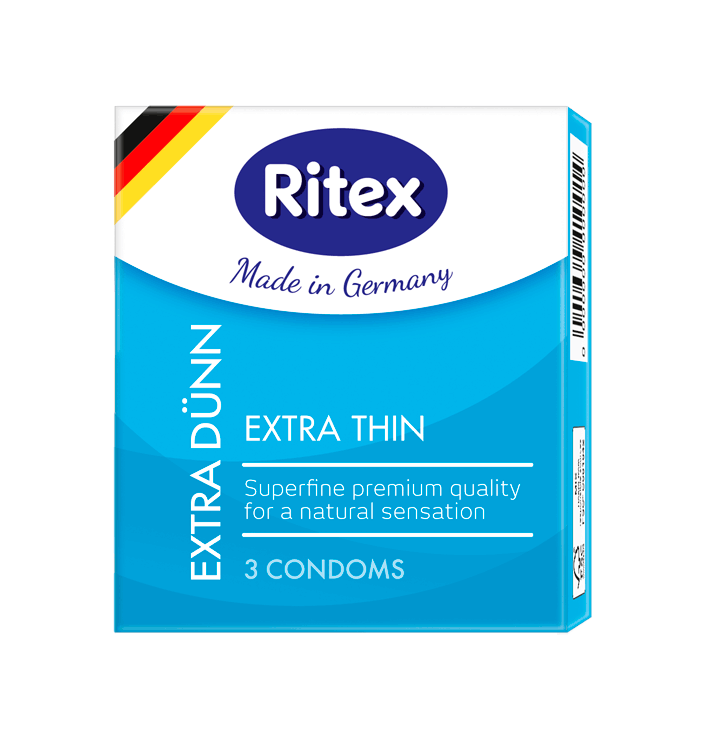 Презервативы Ritex EXTRA THIN Экстра Тонкие (3шт.) - 